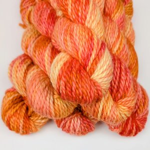 Hand Dyed. Hand Painted Yarn - Baby Alpaca / Merino - Hayride