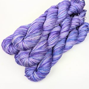 Hand Dyed. Hand Painted Yarn - Mulberry Silk - Fingering Weight Yarn - Dreamscape