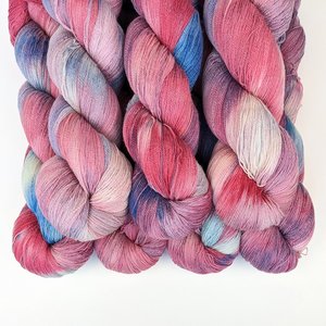 Hand Dyed / Painted Yarn | Lace Weight | Merino / Silk | Rocket