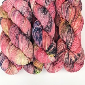 Hand Dyed / Painted Yarn | Fingering Weight |  SW Merino / Silk / Cashmere | Samba