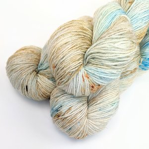 Hand Dyed / Painted Yarn | Fingering Weight |  SW Merino / Silk / Stellina | Cast Away