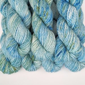Hand Dyed. Hand Painted Yarn - Baby Alpaca / Merino - After The Rain