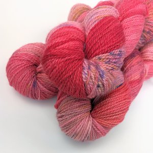 Hand Dyed / Painted Yarn | Fingering Weight | Merino / Nylon / Stellina | Think Pink
