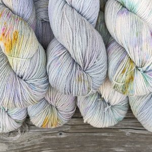 Hand Dyed / Painted Yarn | Fingering Weight | Merino / Camel | Granite