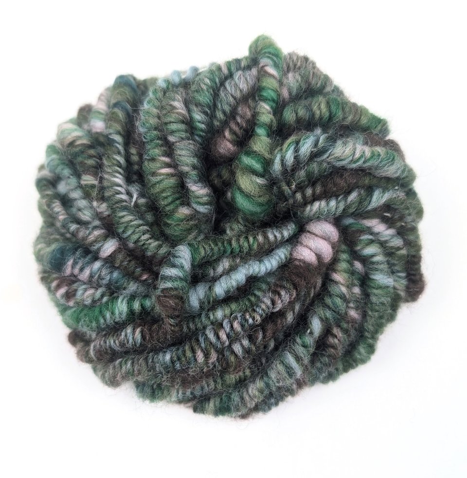 Handspun Art Yarn | Beehive Yarn | Coil Yarn