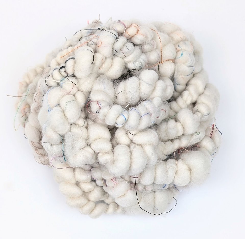 Handspun Art Yarn | Beehive Yarn | Coil Yarn