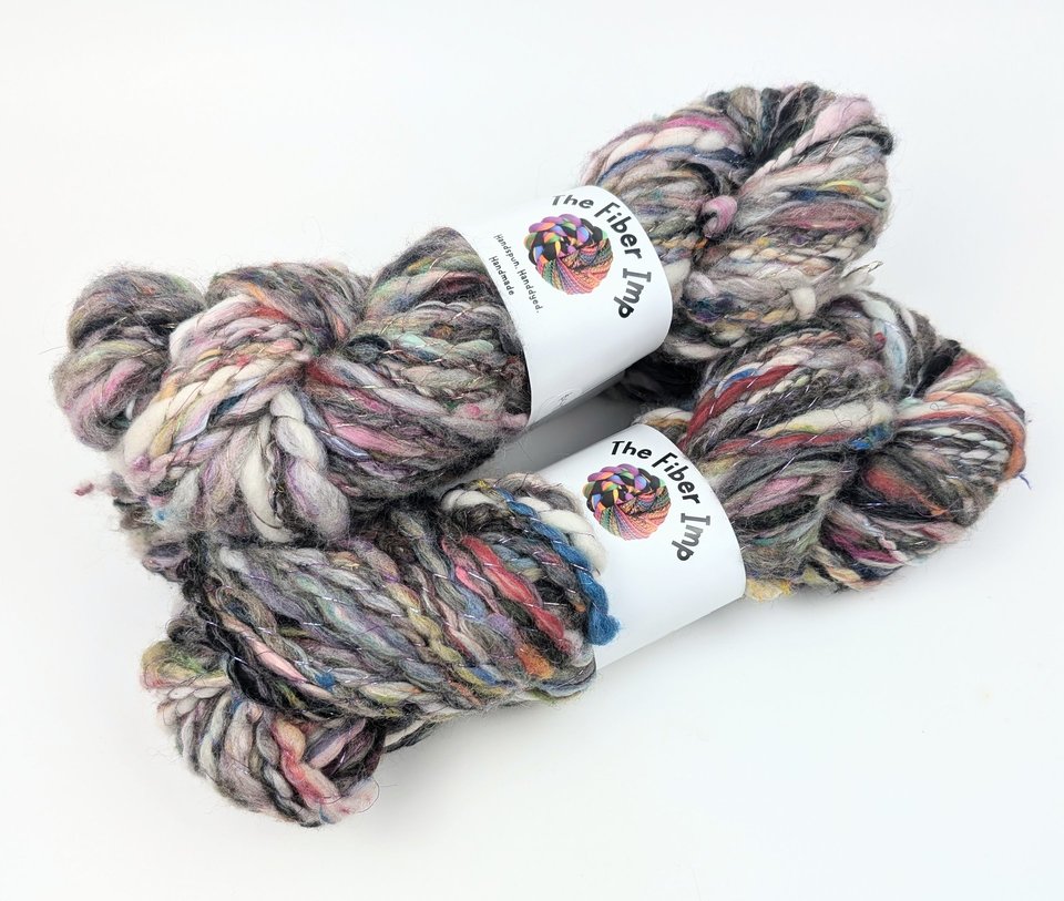 Handspun Art Yarn | Batt Barf