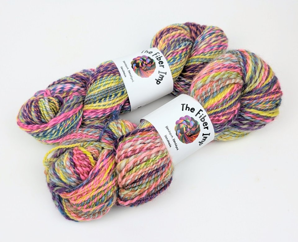 Handspun Yarn | Merino / Cashmere / Silk | Roller Rink
