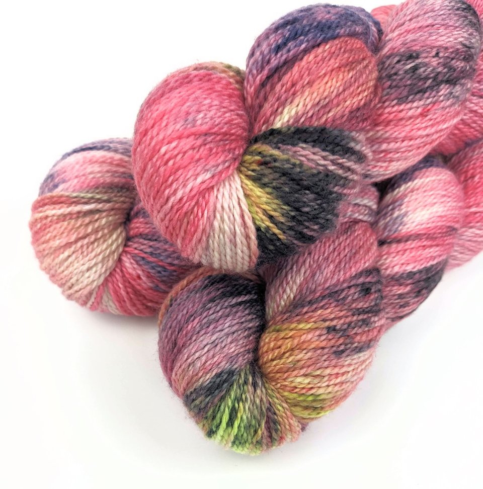 Hand Dyed / Painted Yarn | Fingering Weight |  SW Merino / Silk / Cashmere | Samba