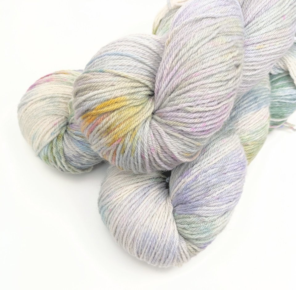 Hand Dyed / Painted Yarn | Fingering Weight | Merino / Camel | Granite
