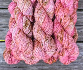 Hand Dyed. Hand Painted Yarn - Baby Alpaca / Merino - Bed Of Roses