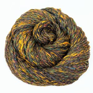 Handspun Thick and Thin Yarn | Merino / Bamboo / Silk | Hocus Pocus