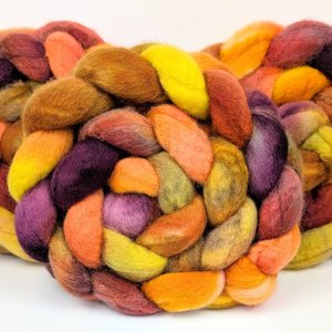 Hand Painted Top / Roving | BFL | Cornucopia