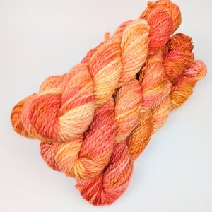 Hand Dyed. Hand Painted Yarn - Baby Alpaca / Merino - Hayride