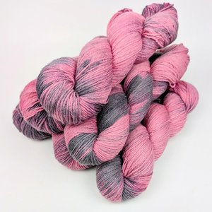 Hand Dyed / Painted Yarn | Fingering Weight | Merino / Camel | Blackberry