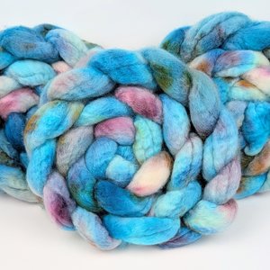 Hand Painted Top / Roving | BFL | Mermaid's Cove