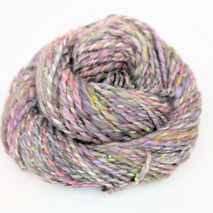Handspun Beaded Yarn | Mixed Fibers