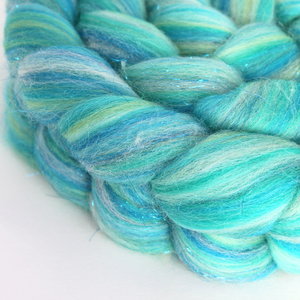 Blended Roving / Combed Top | Merino / Angelina | Whirlpool