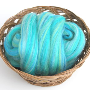 Blended Roving / Combed Top | Merino / Angelina | Whirlpool