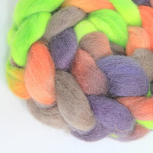 Hand Painted Top / Roving | Baby Alpaca | Fresh Start