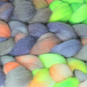 Hand Painted Top / Roving | Baby Alpaca | Fresh Start