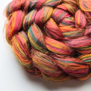 Blended Roving / Combed Top | Bamboo | Dragon's Breath