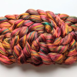 Blended Roving / Combed Top | Bamboo | Dragon's Breath