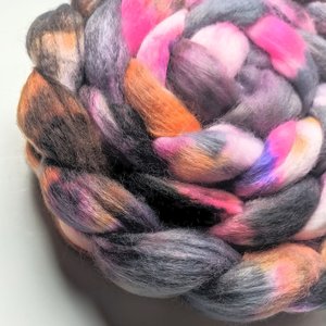 Hand Painted Top / Roving | Faux Cashmere / Nylon | Sorceress