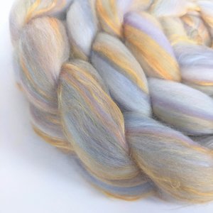 Merino Roving / Combed Top - Spinning Fiber - Custom Blended - Apollo