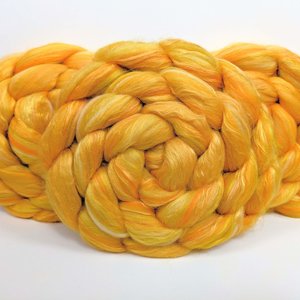 Merino Roving / Combed Top - Spinning Fiber - Custom Blended - Gold Rush