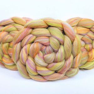 Merino Roving / Combed Top - Spinning Fiber - Custom Blended - Gelato