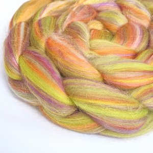 Merino Roving / Combed Top - Spinning Fiber - Custom Blended - Gelato