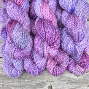 Hand Dyed. Hand Painted Yarn - Baby Alpaca / Merino - Lavender Fields