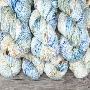 Hand Dyed / Painted Yarn | Fingering Weight |  SW Merino / Silk / Cashmere | Daybreak