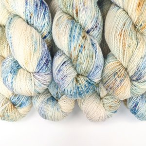Hand Dyed / Painted Yarn | Fingering Weight |  SW Merino / Silk / Cashmere | Daybreak