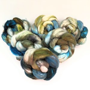 Hand Painted Top / Roving | Cashmere / Silk