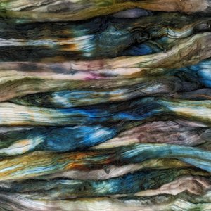 Hand Painted Top / Roving | Cashmere / Silk