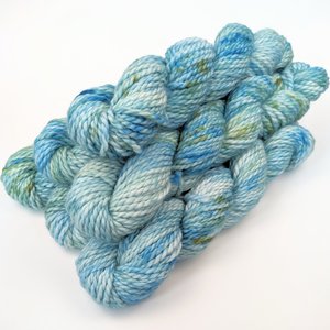 Hand Dyed. Hand Painted Yarn - Baby Alpaca / Merino - After The Rain