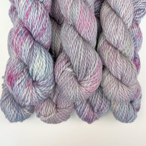 Hand Dyed. Hand Painted Yarn - Baby Alpaca / Merino - Calm Before The Storm