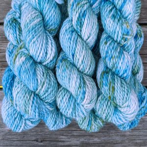 Hand Dyed. Hand Painted Yarn - Baby Alpaca / Merino - After The Rain