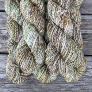 Hand Dyed. Hand Painted Yarn - Baby Alpaca / Merino - Gilded Age