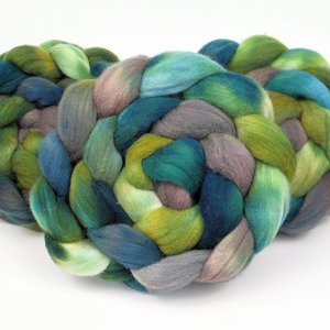 Hand Painted Top / Roving | Polwarth | Midnight In Paris