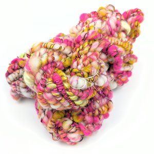 Handspun Art Yarn | Beehive Yarn | Coil Yarn