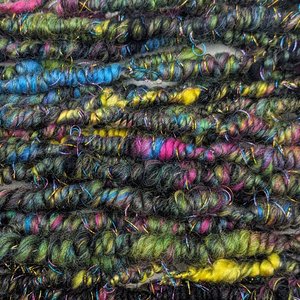 Handspun Art Yarn | Beehive Yarn | Coil Yarn