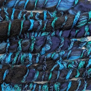 Handspun Art Yarn | Beehive Yarn | Coil Yarn