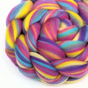 Blended Roving / Combed Top | Merino | Lollipop