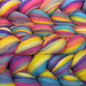 Blended Roving / Combed Top | Merino | Lollipop