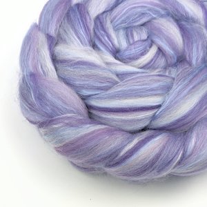 Merino Roving / Combed Top - Spinning Fiber - Custom Blended - Hyacinth
