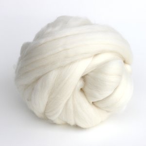 Polwarth - Natural Roving - Undyed Combed Top