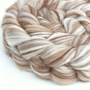 Blended Roving - Combed Top - Merino / Camel / Silk / Alpaca - Luxury Spinning Fiber